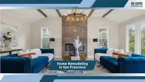 Renovated living space in San Francisco, featuring contemporary decor and open layout